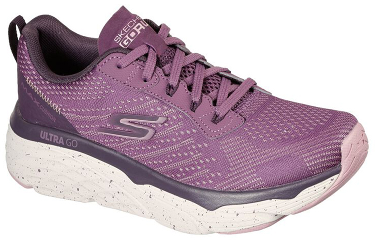 Lookbook (Women) Skechers Max Cushioning Elite 'Purple White' 128269-BURG