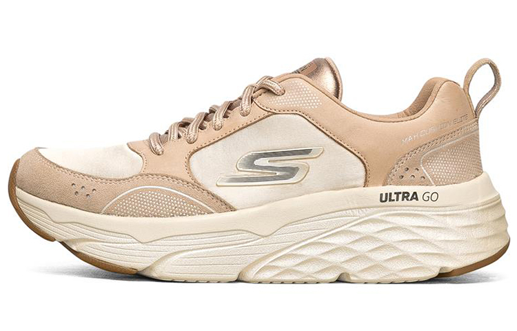 (Women) Skechers Max Cushioning Elite 'Tan' 128264-TAN