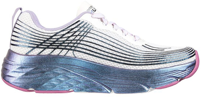 Skechers Max Cushioning Elite 低幫運動休閒鞋 女款 白藍 Order Skechers Max Cushioning Elite 低幫運動休閒鞋 女款 白藍