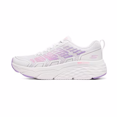 (W) Skechers Max Cushioning Elite 'White Purple'