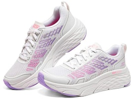 (W) スケッチャーズ マックスクッション エリート 白紫 128574-WMLT Lookbook (W) スケッチャーズ マックスクッション エリート 白紫 128574-WMLT