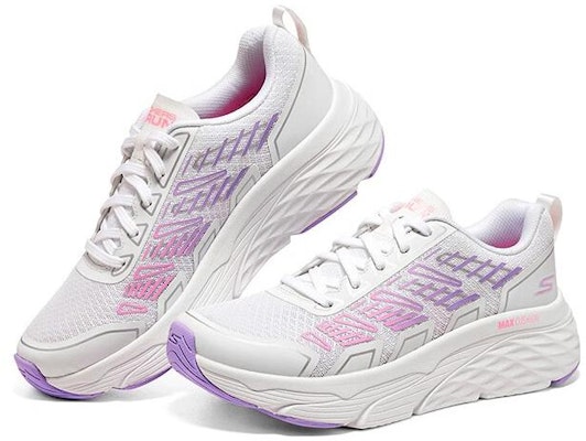 (Women) Skechers Max Cushioning Elite 'White Purple' 128574-WMLT Lookbook (Women) Skechers Max Cushioning Elite 'White Purple' 128574-WMLT