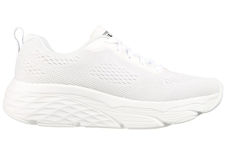 Order (Women) Skechers Max Cushioning Elite 'White Trendy Sport Low-Top Casual Trainer' 128262-WHT