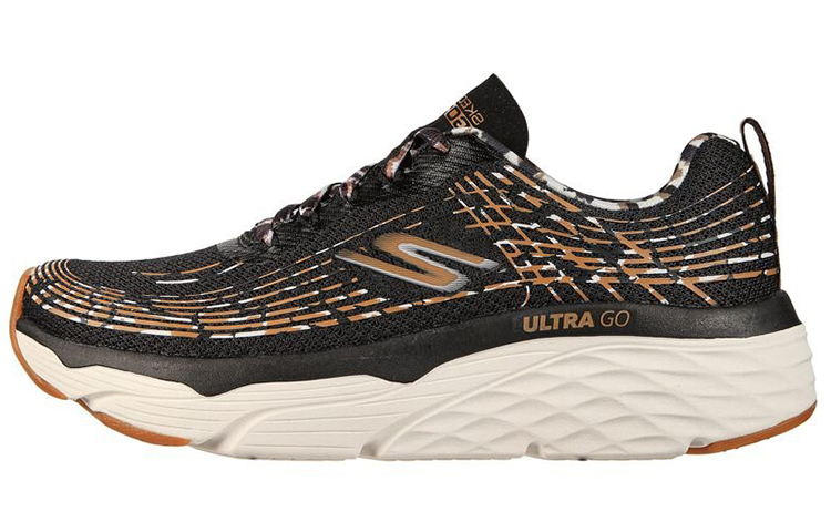 (Women) Skechers Max Cushioning Elite 'Wild Instinct Black Brown' 128536-LPD