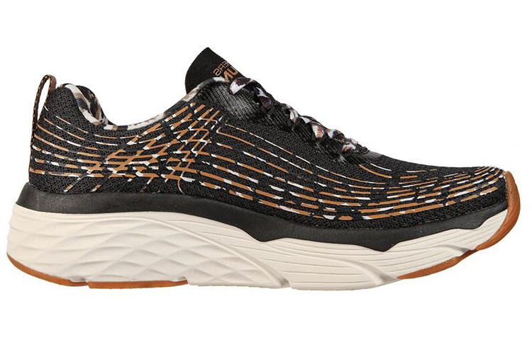 Order (W) Skechers Max Cushioning Elite 'Instinto Salvaje Negro Marrón' 128536-LPD