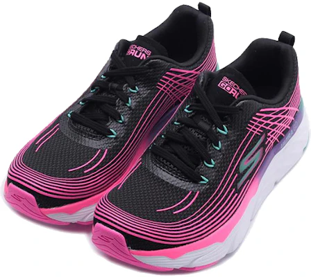 (W) Skechers Max Cushioning Elite Basses Noir/Rose 17699-BKMT Lookbook (W) Skechers Max Cushioning Elite Basses Noir/Rose 17699-BKMT