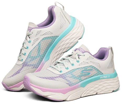 (W) Chaussures de course Skechers Max Cushioning Elite basses Gris/Bleu 128261-GYLV Lookbook (W) Chaussures de course Skechers Max Cushioning Elite basses Gris/Bleu 128261-GYLV