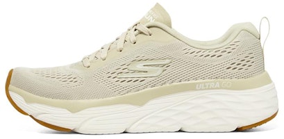 (Women) Skechers Max Cushioning Elite Low-Top Running Shoes White 128262-NAT (Women) Skechers Max Cushioning Elite Low-Top Running Shoes White 128262-NAT