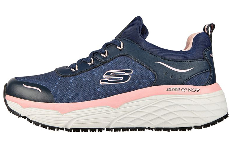 (Women) Skechers Max Cushioning Elite SR-Rastip 'Navy Pink' 108036-NVPK