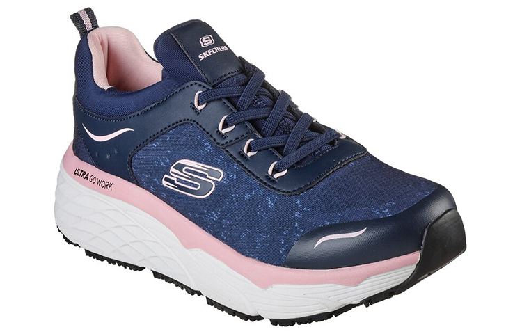 Lookbook (W) Skechers Max Cushioning Elite SR-Rastip ''Navy Pink'' Damen-Sportschuhe 108036-NVPK