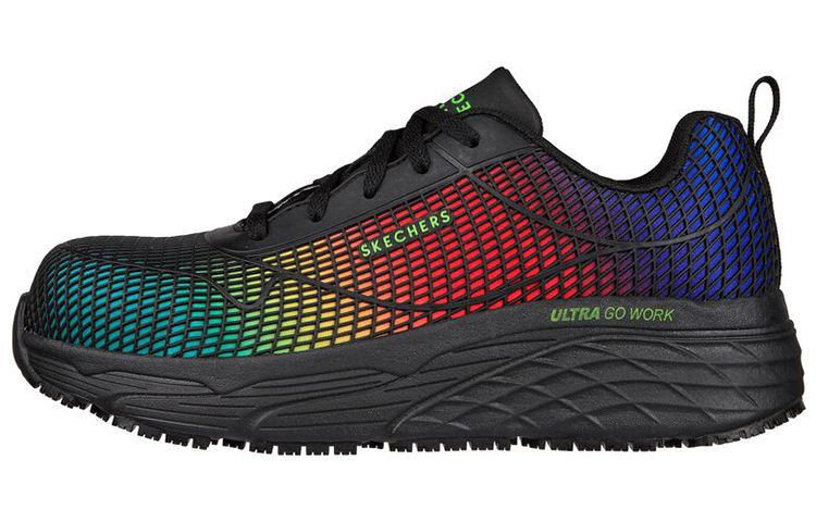 (Women) Skechers Max Cushioning Elite SR 'Black Multicolor' 108073-BKMT