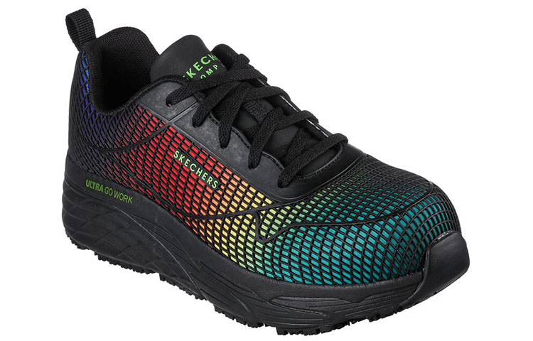 Lookbook (W) Skechers Max Cushioning Elite SR ''Schwarz Bunt'' 108073-BKMT