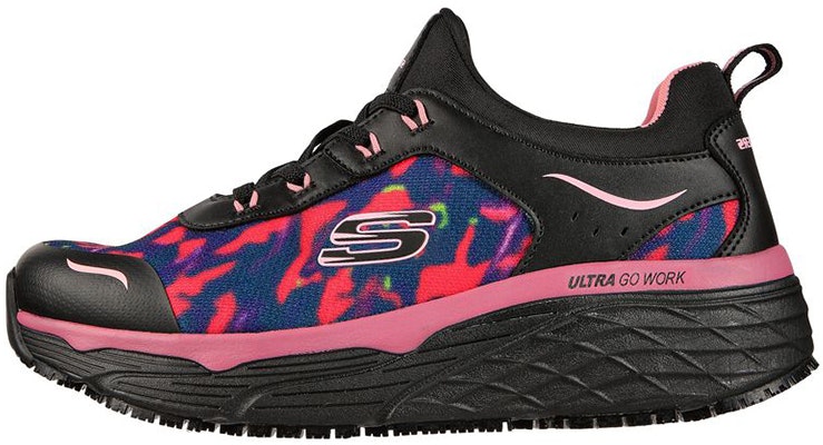 (Women) Skechers Max Cushioning Elite SR 'Black Red' 108036-BKMT Buy (Women) Skechers Max Cushioning Elite SR 'Black Red' 108036-BKMT