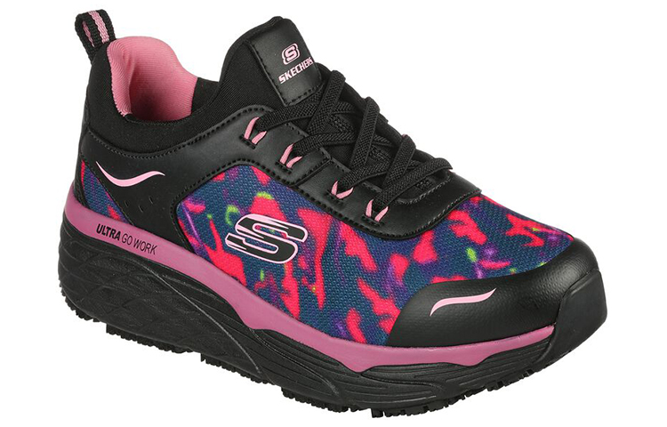 Lookbook (W) 斯凯奇 Max Cushioning Elite SR '黑红' 运动鞋 108036-BKMT