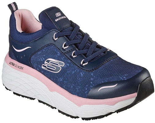 (W) Skechers Max Cushioning Elite SR-Rastip 'Navy Pink' Wanita 108036-NVPK Lookbook (W) Skechers Max Cushioning Elite SR-Rastip 'Navy Pink' Wanita 108036-NVPK