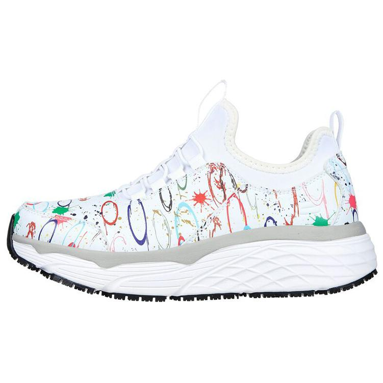 (Women) Skechers Max Cushioning Elite SR 'Serotina White' 108060-WMLT