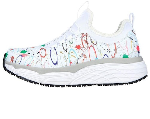 (Women) Skechers Max Cushioning Elite SR 'Serotina White' 108060-WMLT Buy (Women) Skechers Max Cushioning Elite SR 'Serotina White' 108060-WMLT