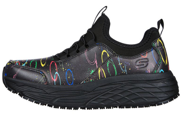 (Women) Skechers Max Cushioning Elite SR 'Serotina Black' 108060-BKMT