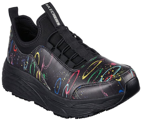 (Women) Skechers Max Cushioning Elite SR 'Serotina Black' 108060-BKMT Shop (Women) Skechers Max Cushioning Elite SR 'Serotina Black' 108060-BKMT