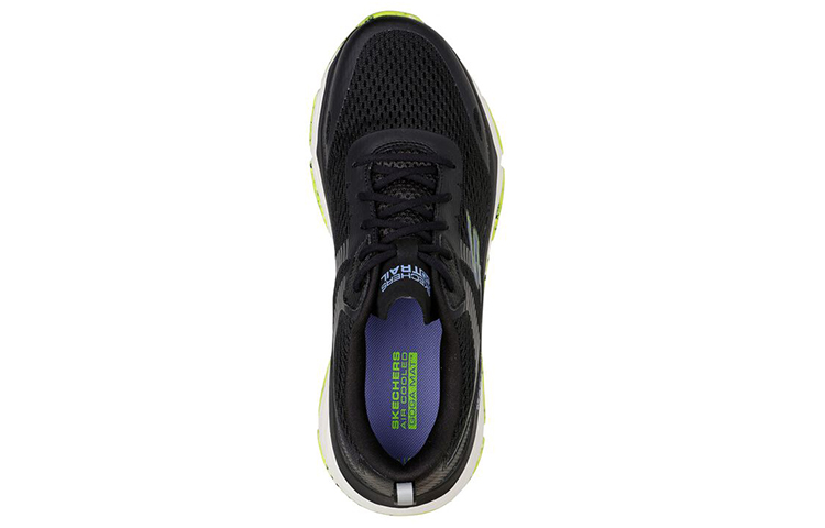 Shop (W) Skechers Max Cushioning Elite Trail ''Zwart Lime'' 129147-BKLM