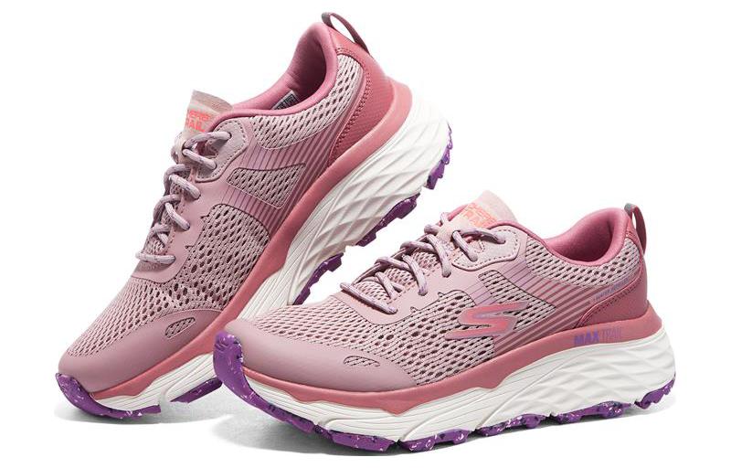 Lookbook (Women) Skechers Max Cushioning Elite Trail 'Pink Outdoor Trail' 129147-LTPK