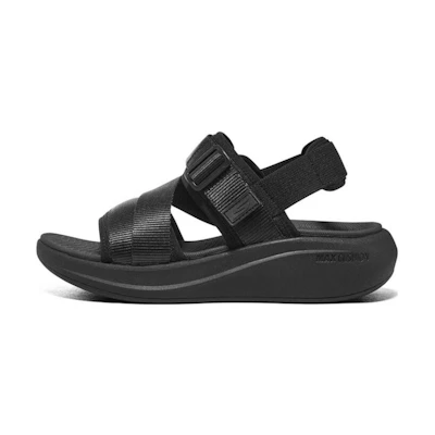 (W) Skechers Max Cushioning Essential Sandal 'Black'