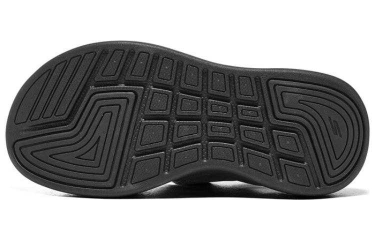 Shop (W) スケッチャーズ マックスクッショニング エッセンシャル サンダル (黒) 141603-BBK