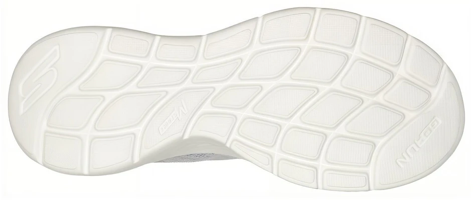 (W) Skechers Max Cushioning Foamies ''Weiß Schwarz Rosa'' 111324-WHT Lookbook (W) Skechers Max Cushioning Foamies ''Weiß Schwarz Rosa'' 111324-WHT