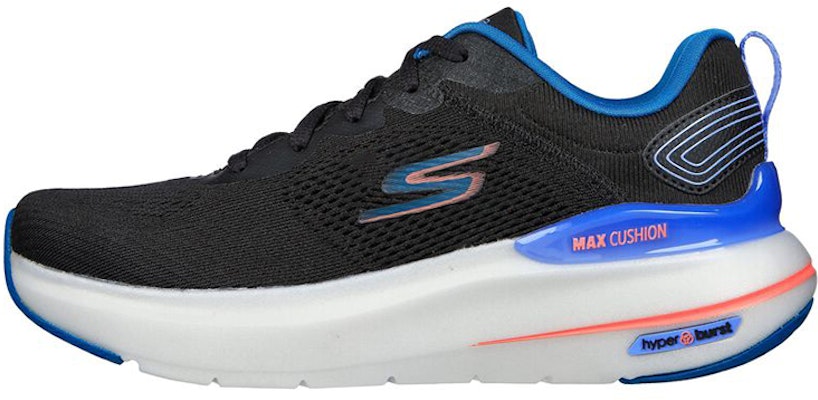 (Women) Skechers Max Cushioning Hyper Burst 'Black Blue' 129291-BKMT Buy (Women) Skechers Max Cushioning Hyper Burst 'Black Blue' 129291-BKMT