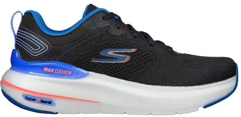 (Women) Skechers Max Cushioning Hyper Burst 'Black Blue' 129291-BKMT Order (Women) Skechers Max Cushioning Hyper Burst 'Black Blue' 129291-BKMT