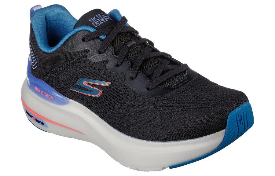 Lookbook (W) Skechers Max Cushioning Hyper Burst ''Zwart Blauw'' 129291-BKMT