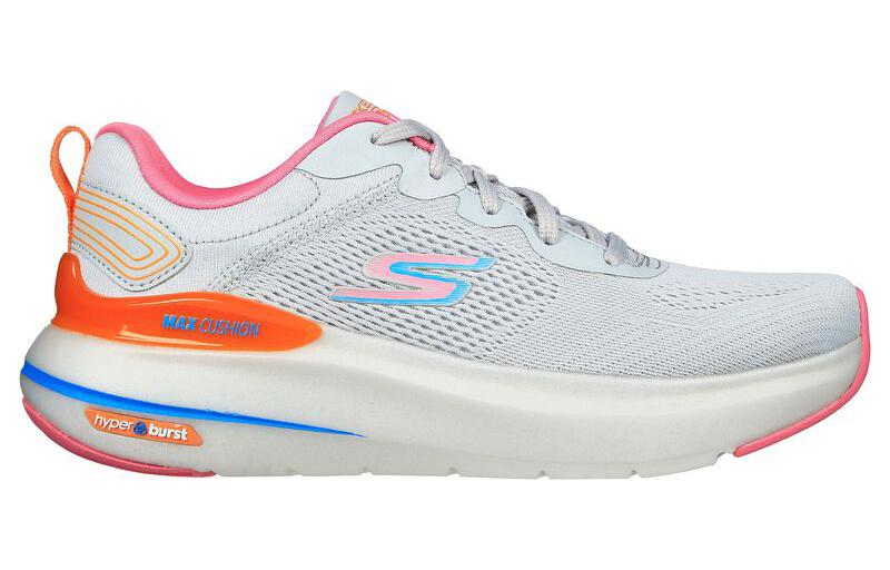 Order (W) スケッチャーズ マックスクッション ハイパーバースト 灰赤 129291-GYMT