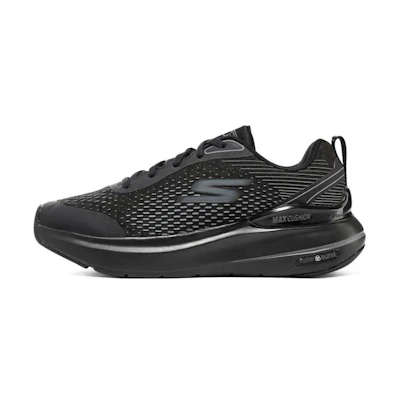 (W) Skechers Max Cushioning Hyper Burst Premier Trail 'Black Grey'