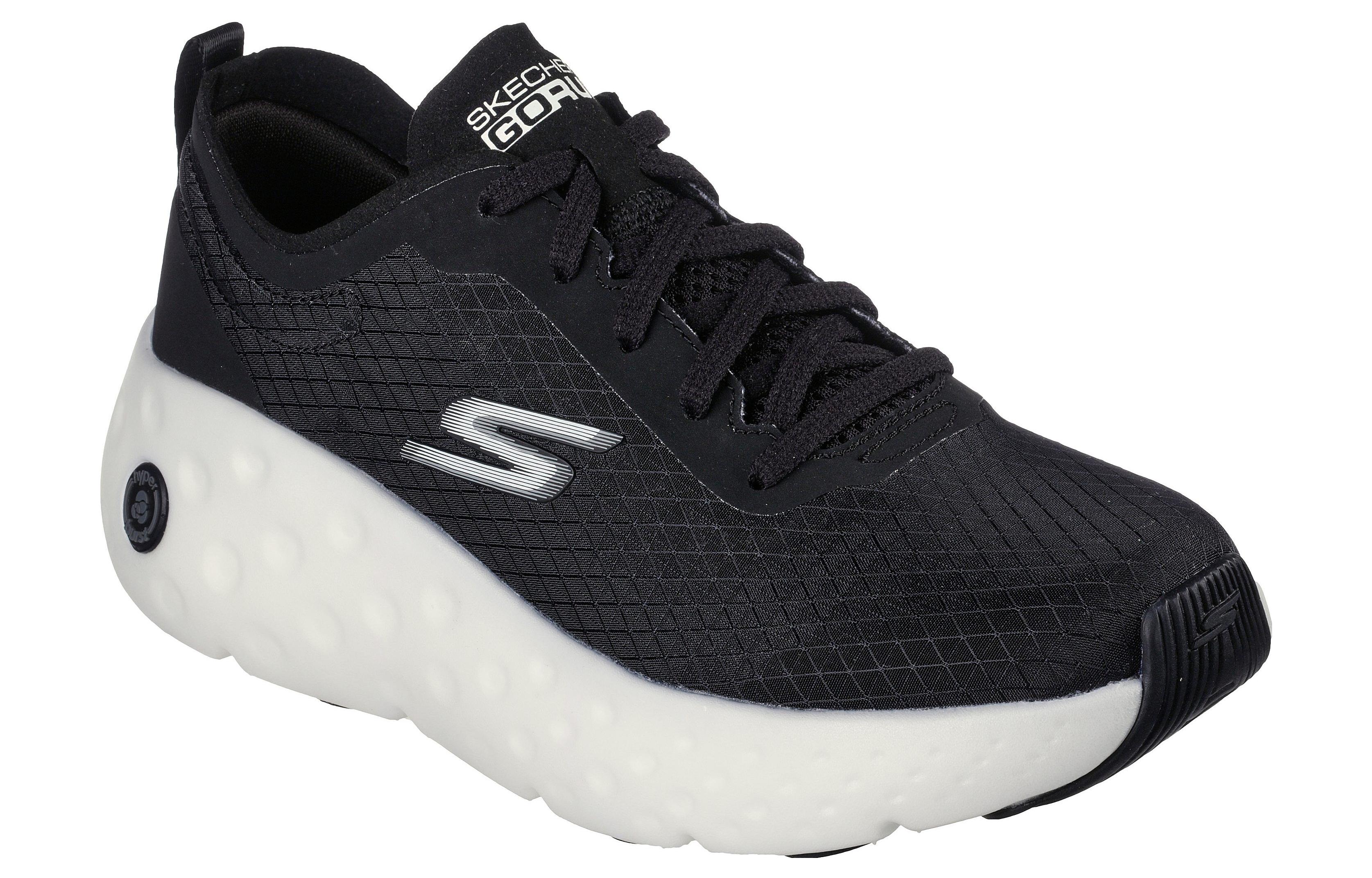 (W) Skechers Max Cushioning Hyper Craze Bounce 'Black White' 圖 3