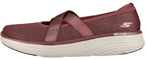 (Women) Skechers Max Cushioning Lite 'Breathe Eazy Maroon' 136722-BURG (Women) Skechers Max Cushioning Lite 'Breathe Eazy Maroon' 136722-BURG
