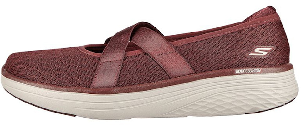 (Women) Skechers Max Cushioning Lite 'Breathe Eazy Maroon' 136722-BURG Buy (Women) Skechers Max Cushioning Lite 'Breathe Eazy Maroon' 136722-BURG