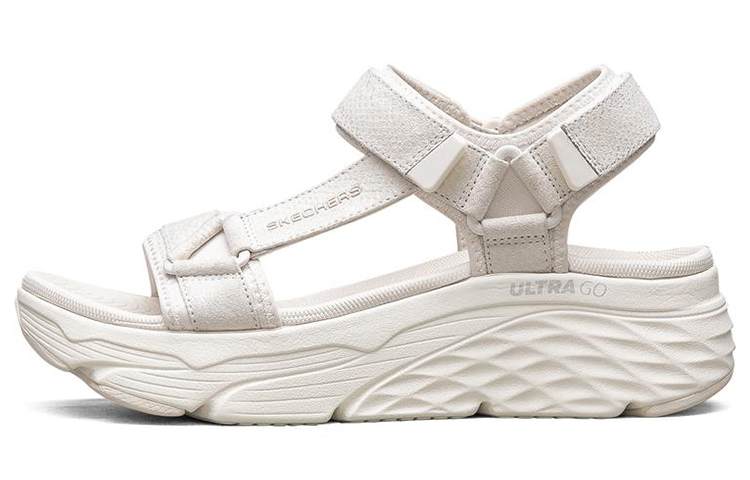 (W) Skechers Max Cushioning-Lured Ultra Go 'White'
