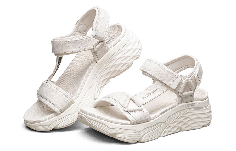 (W) Skechers Max Cushioning-Lured Ultra Go 'White' 圖 3