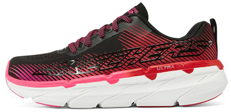 women-skechers-max-cushioning-premier-black-red-17692-bkrd