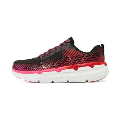 (W) Skechers Max Cushioning Premier 'Black Red'