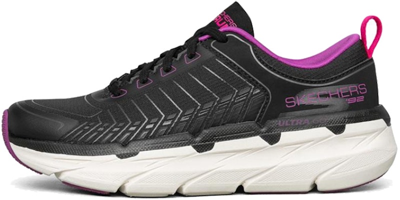 (Women) Skechers Max Cushioning Premier Sports Shoes Black/White/Purple 128133-BKPR Buy (Women) Skechers Max Cushioning Premier Sports Shoes Black/White/Purple 128133-BKPR