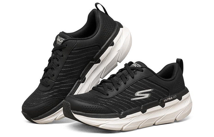 Lookbook (W) Skechers Max Cushioning Premier ''Nero Bianco'' 128258-BKW