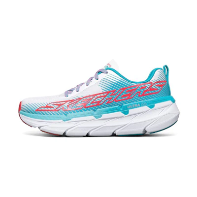 (W) Skechers Max Cushioning Premier Blue/White/Red