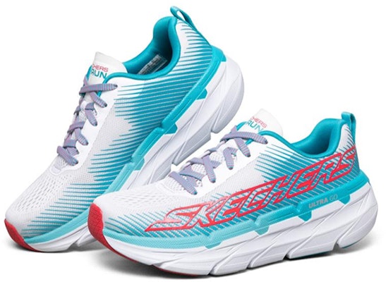 (W) Skechers Max Cushioning Premier Biru/Putih/Merah 17692-WAQ Lookbook (W) Skechers Max Cushioning Premier Biru/Putih/Merah 17692-WAQ