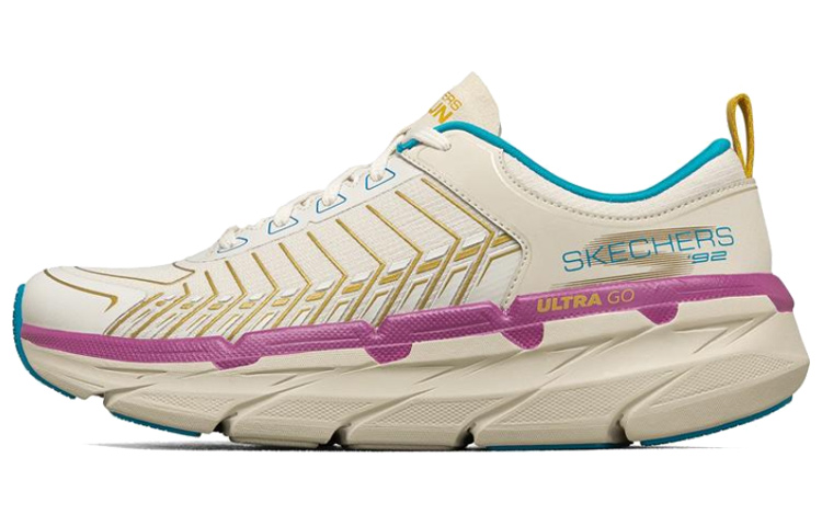 (Women) Skechers Max Cushioning Premier 'Grey Brown Purple' 128133-TPMT