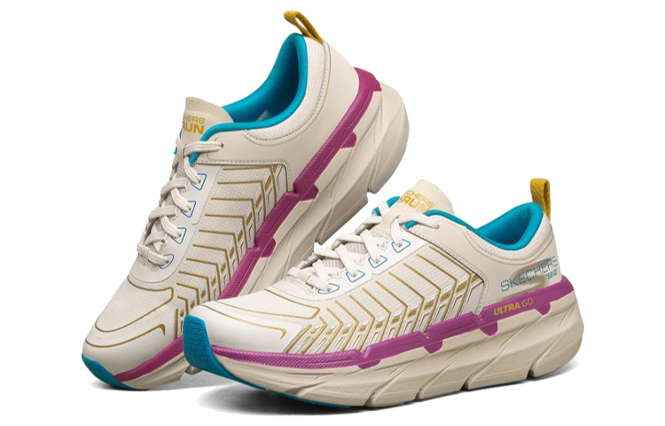 Lookbook (W) Skechers Max Cushioning Premier ''Grau Braun Lila'' 128133-TPMT