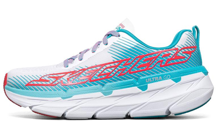 Buy (W) Skechers Max Cushioning Premier Blau/Weiß/Rot 17692-WAQ