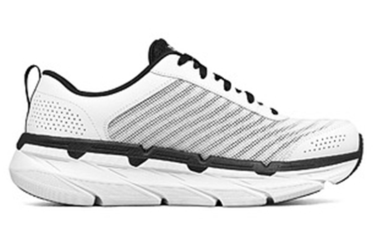 (W) Skechers Max Cushioning Premier Low-Top Running Shoes White/Black 圖 2