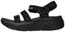 Buy (Women) Skechers Max Cushioning Sandal 'All Black' 140120-BBK