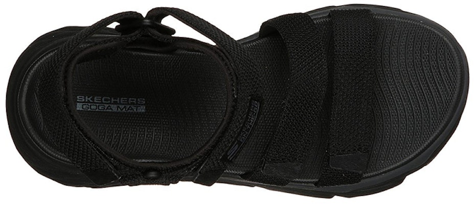 (Women) Skechers Max Cushioning Sandal 'All Black' 140120-BBK Lookbook (Women) Skechers Max Cushioning Sandal 'All Black' 140120-BBK